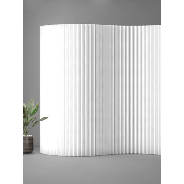 모던 템바보드 가벽 파티션 종이벽 공간활용 화이트 180cmx3m 44cm - 상품 이미지
