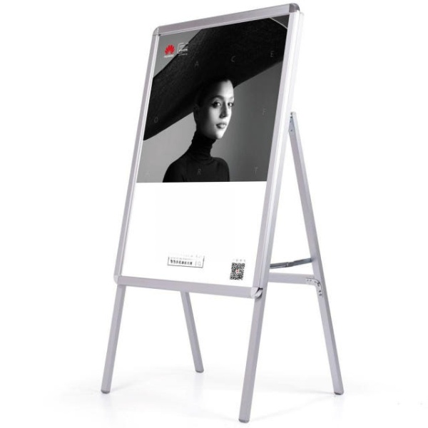 행사철재안내판 배너 실내 걸이대 입간판 60x80cm 스노우보드 백판 2장 - 상품 이미지