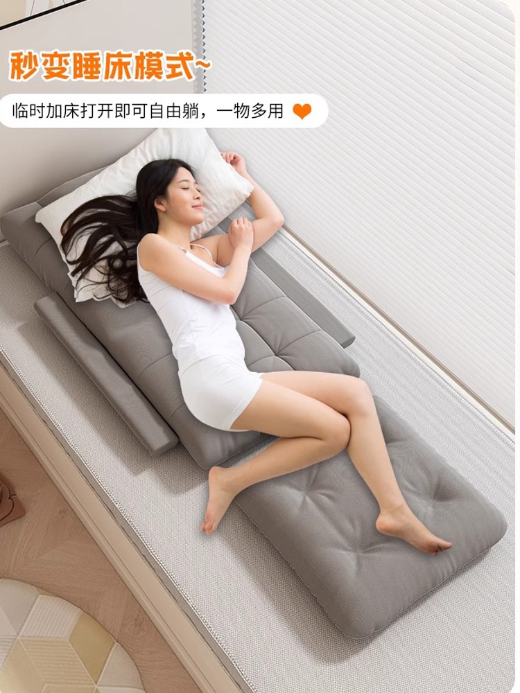 앉은뱅이의자 소파베드 각도조절 등받이의자 거실 자취방 - 상세 이미지 4