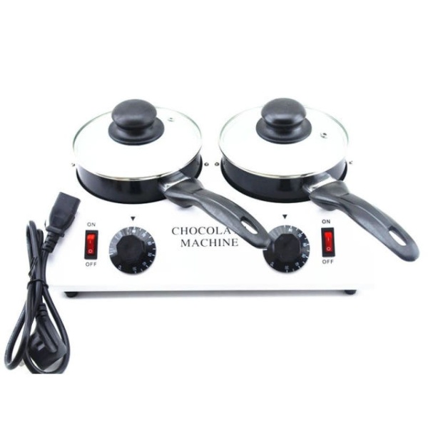 키친 마스터 방수 220V 초콜릿 멜팅기 중탕기 스토브 퐁듀팟 치즈워머 쌍통 국표 플러그 - 상품 이미지