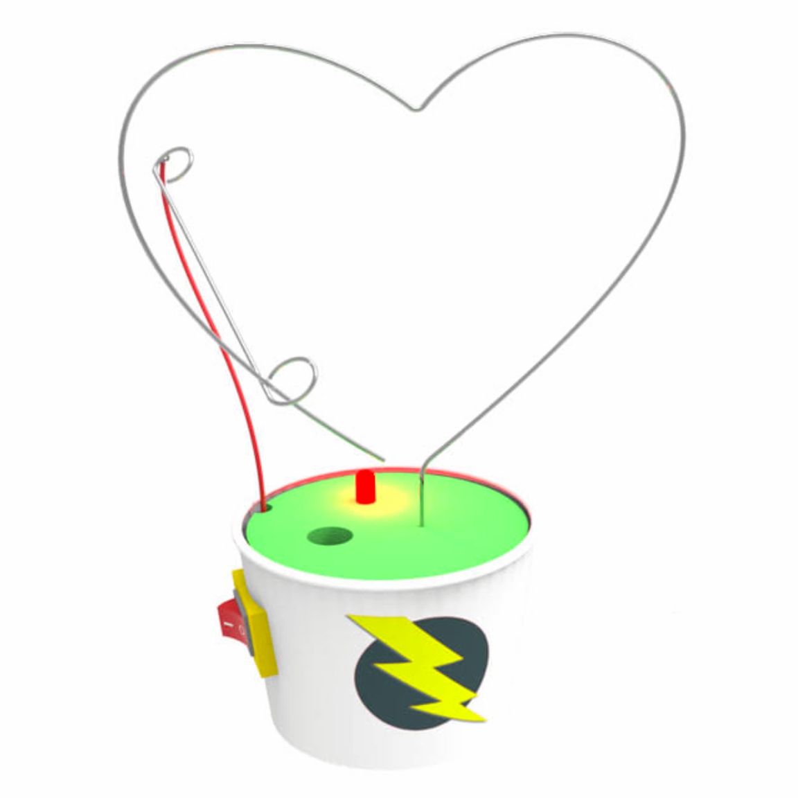 와이어미로통과게임 철사전기미로만들기 LED형1인용 집중형향상교구