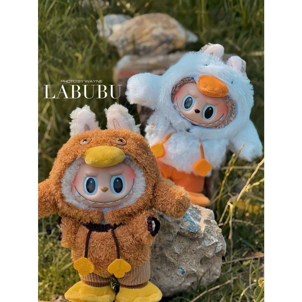 라부부 3세대 2세대 1세대 인형 의류 숲 동화 오리 플러시 원피스 슈트 - 상세 이미지 5