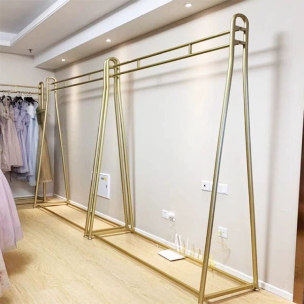 블랙 웨딩 행거 철제 업소용 스튜디오 한복 매장용 100cmx45cmx210cm - 상품 이미지