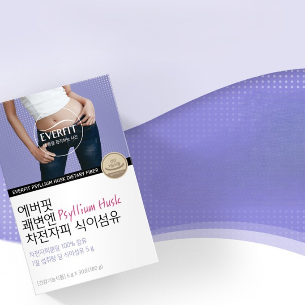 내츄럴플러스 에버핏 쾌변엔 차전자피 식이섬유 가벼움 장내흡수 약1달 30포, 1개 - 상세 이미지 3