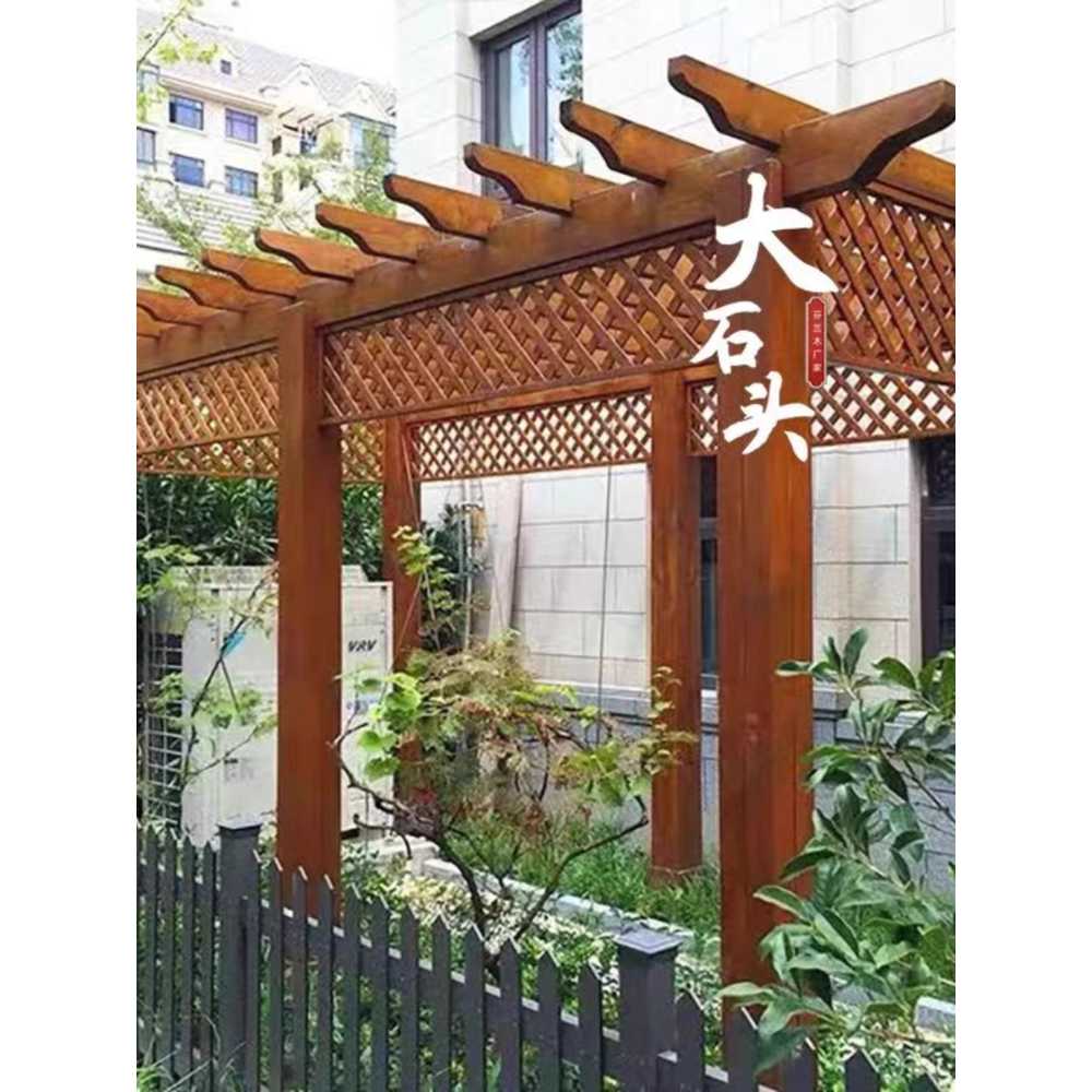조립식 파고라 DIY 가제보 프레임 옥상 기둥 우드 2x2x2m 벽면 2x2x2m (8.5x8.5 기둥) - 상세 이미지 5