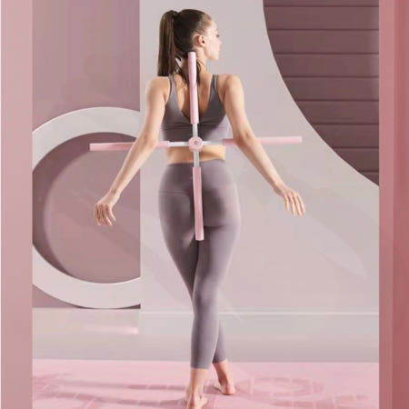 요가봉 자세교정 스트레칭 운동기구 홈트 필라테스 스틱