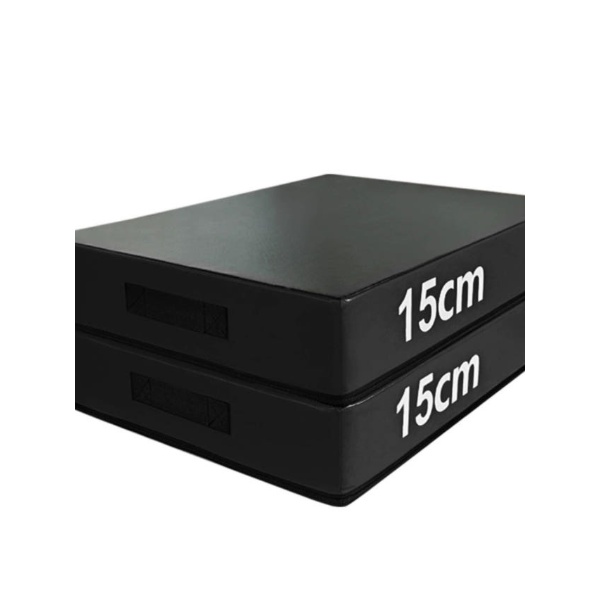 홈트용 데드리프트 매트 역도 펄 코튼 페어 소음방지 체육관 한쌍 미니 스타일 50x30x15 - 상품 이미지