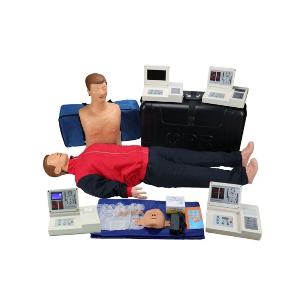 실습용 CPR100 심폐소생술 마네킹 모형 인공호흡 교구 전신 반신 봉투형 기본 구성 - 상품 이미지