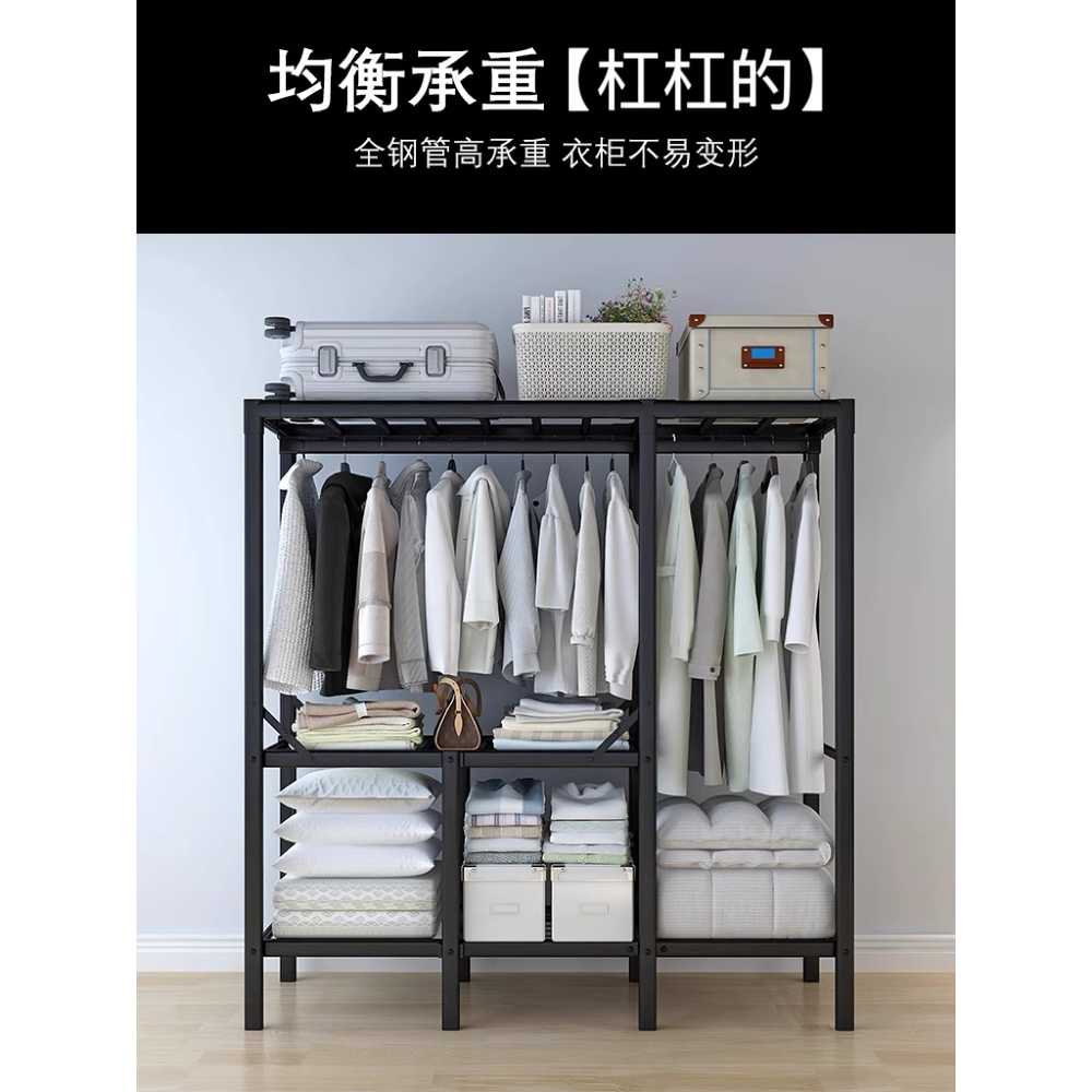 비키니옷장 드레스룸 조립식 이불장 자취 원룸 여닫이 80cm - 상세 이미지 2