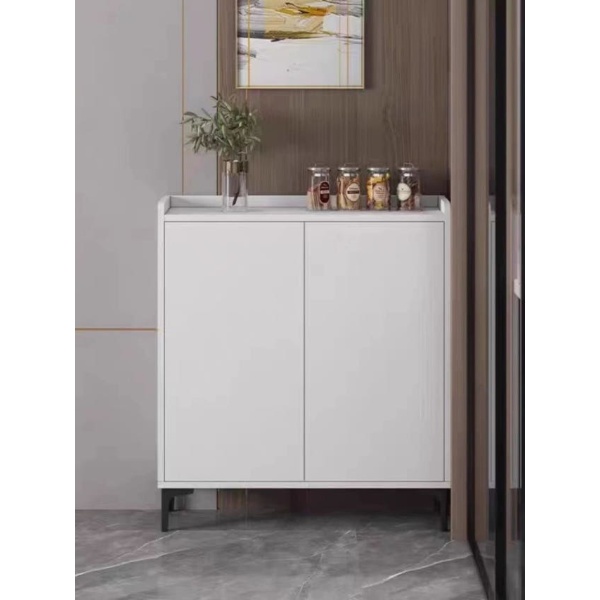 현관 슬림 틈새 수납장 선반장 90cmx40cmx15cm 단일문 3층 - 상품 이미지