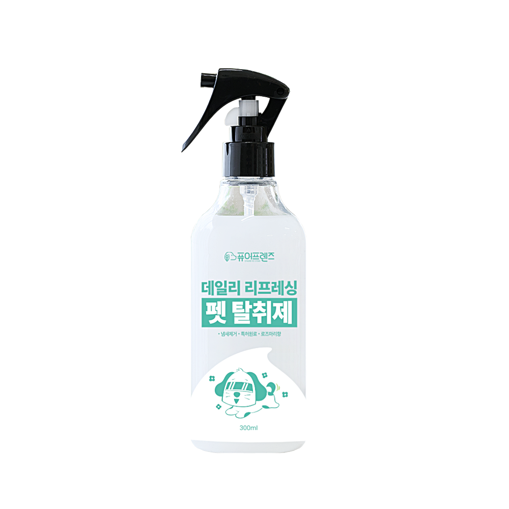 퓨어프렌즈 강아지탈취제 300ml 반려동물 오줌소변배변 냄새제거 고양이겸용 향수 스프레이