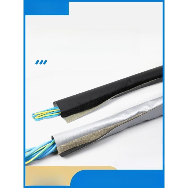 전선보호 PVC 스트랩 난연 다용도 케이블 덮개 70MM WPC-15 1m - 상품 이미지