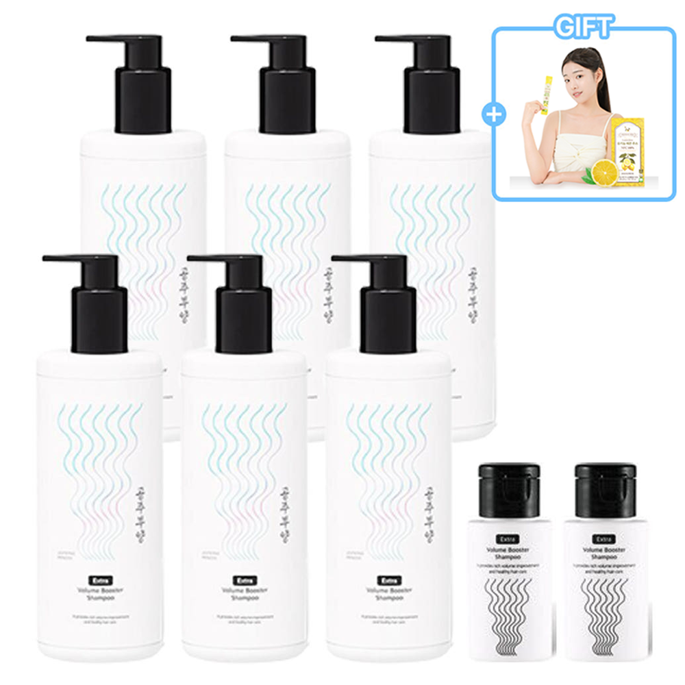 가히 공주부양 볼륨부스터 샴푸 세트 500ml 6개+50ml 2개+데일리슈프림 레몬즙1박스 - 상품 이미지