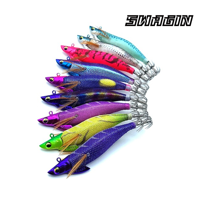 백경 스웨긴 팁런프린스 팁런 에기 무늬오징어 1번, 2.5호 20g SG-520 - 상세 이미지 3