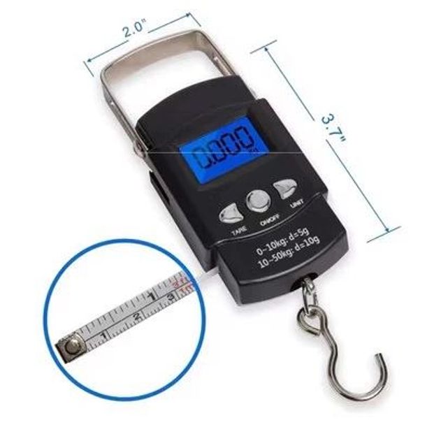 테니스 스트링 측정기 미터 텐션확인기 배드민턴머신 영어 줄자 50kg 10g - 상세 이미지 2