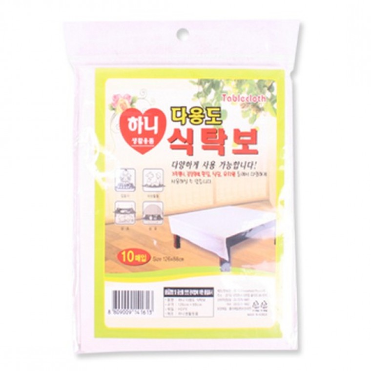 하니 다용도 식탁보 10매 일회용테이블보 일회용테이블커버 식탁커버