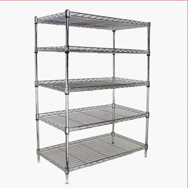 튼튼한 앵글 철재 5단선반 진열대 랙 디스플레이 50cmx40cmx180cm 5단 - 상품 이미지