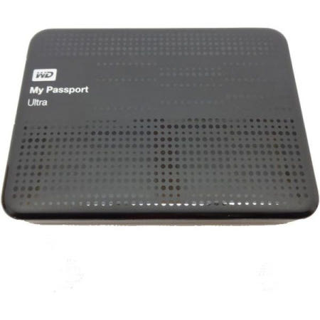 [해외](구형 모델) 자동 백업 기능이 있는 WD My Passport 울트라 1TB 휴대용 외장 USB 3.0 하드 드라이브, 블랙