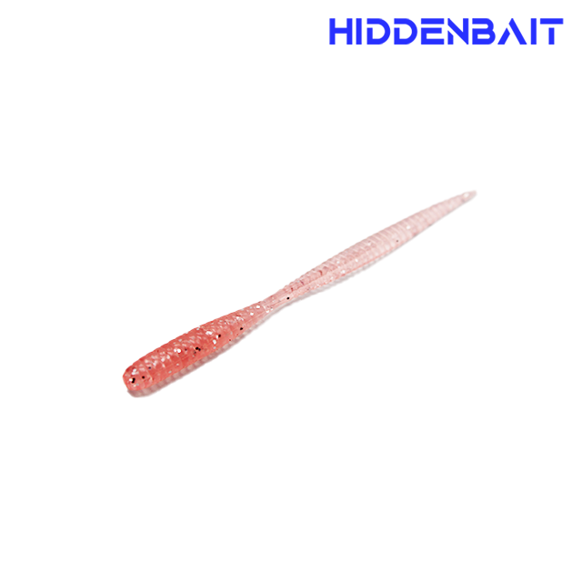 히든베이트 아징리프 아징웜 전갱이루어 볼락웜 소프트베이트 HR019 LIGHT PINK, 6.4cm(2.5inch) - 메인 이미지