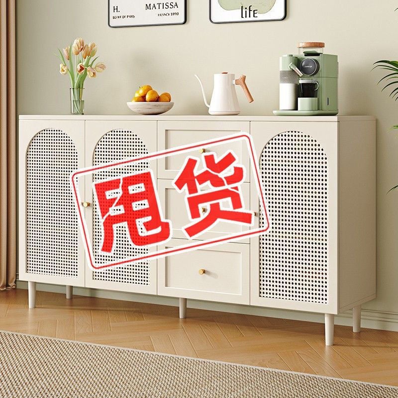 라탄 서랍장 수납장 인테리어 레트로 정리함 드레스룸 - 상세 이미지 5