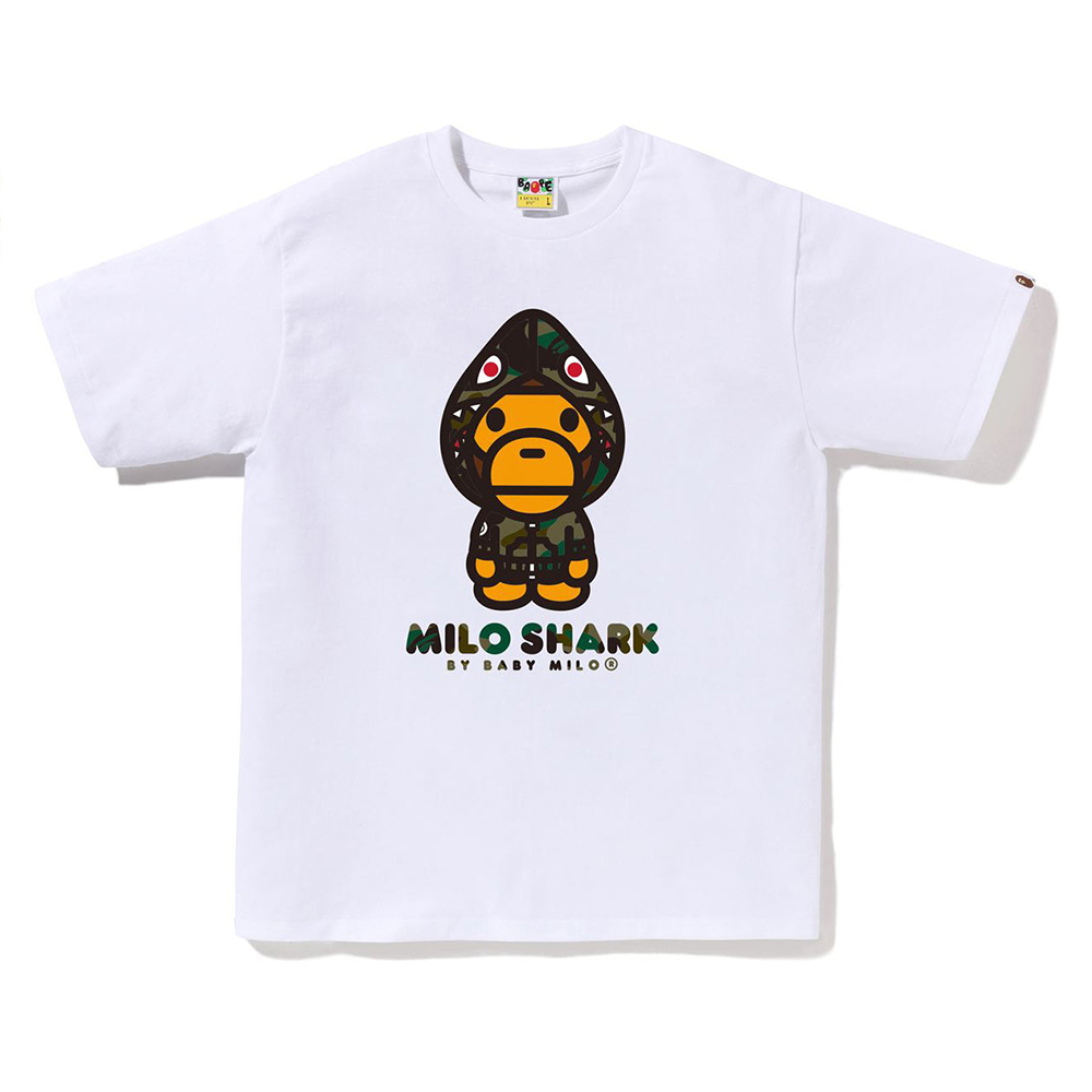 베이프 반팔티 1ST CAMO MILO SHARK FZH TEE 2L80-110-004 - 상세 이미지 2