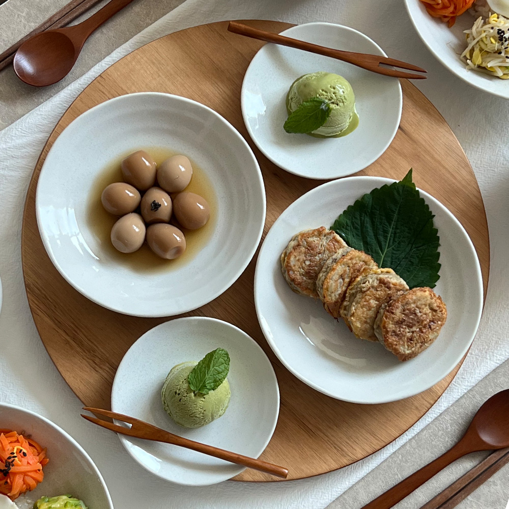 니코트 르블랑 접시 세트 4P MADE IN JAPAN - 상품 이미지