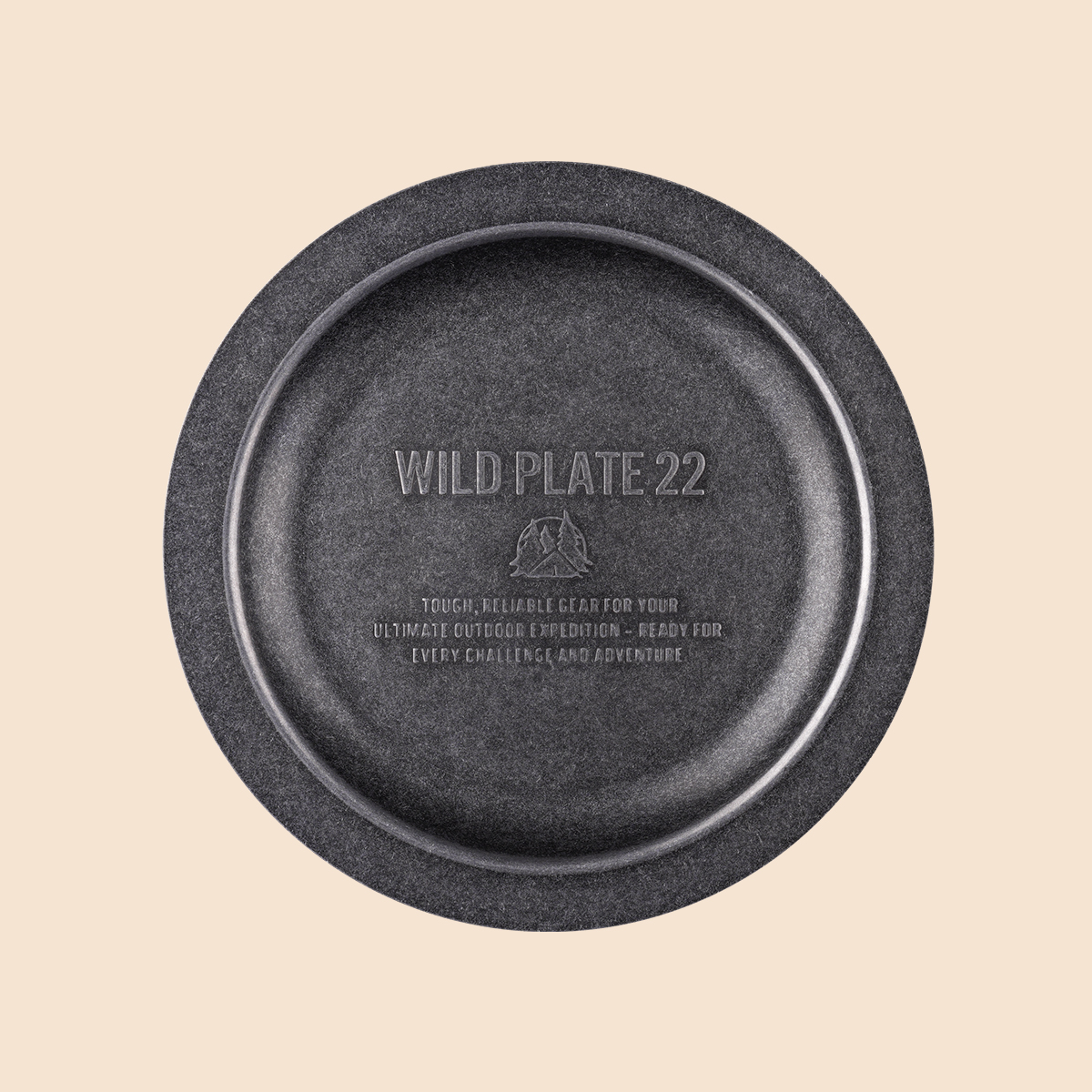 카고컨테이너 플레이트 캠핑 접시 22cm, 와일드 그레인