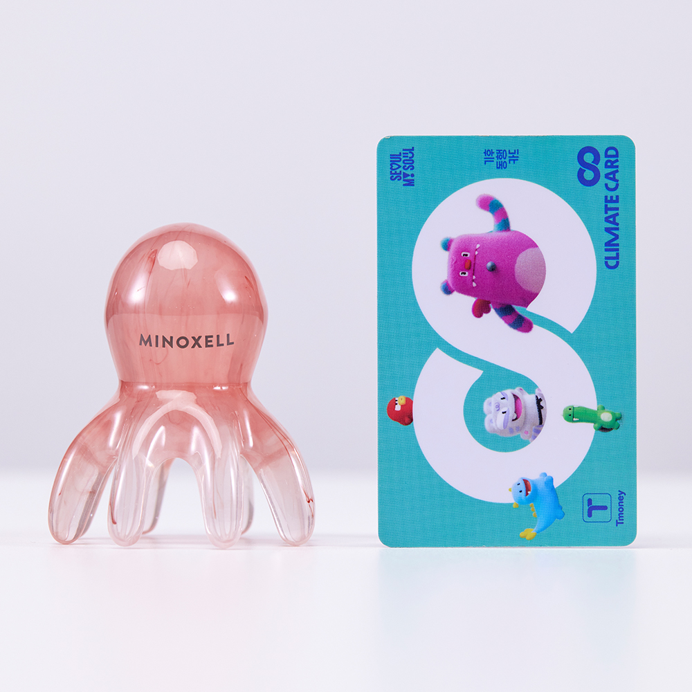 마이녹셀 문어 두피 괄사 삼둥이  (3종 중 1개 랜덤 발송) 승모근 머리 두피 지압 경락 마사지 림프순환 - 상세 이미지 4