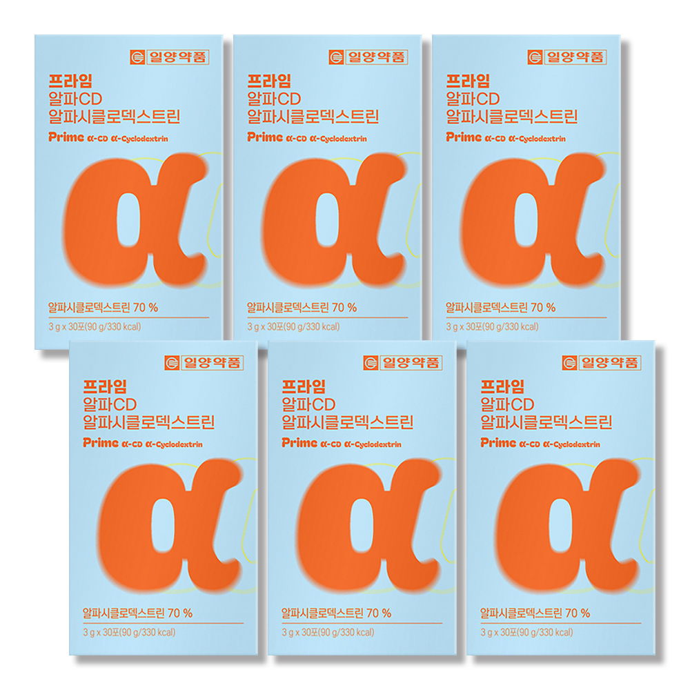알파시클로덱스트린 컷 알파CD 핏 알파시디 알파시클로 시클로덱스트린 30포, 6개 - 메인 이미지