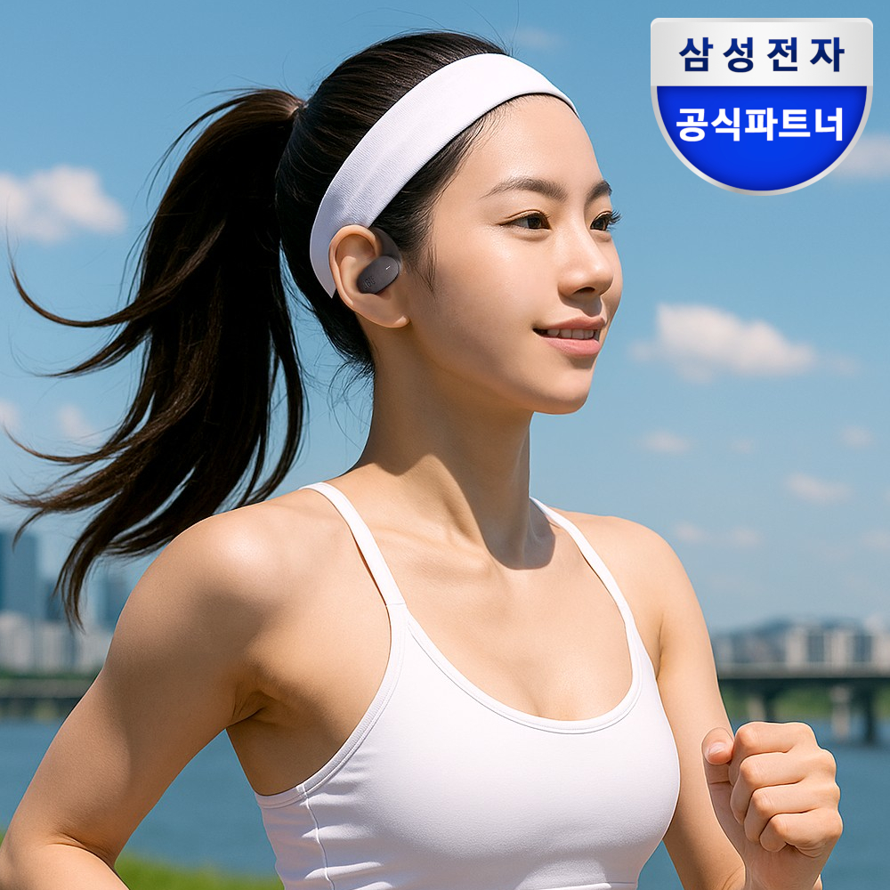 삼성전자 JBL SENSE LITE 블루투스이어폰 오픈형 오픈핏 러닝운동 블랙