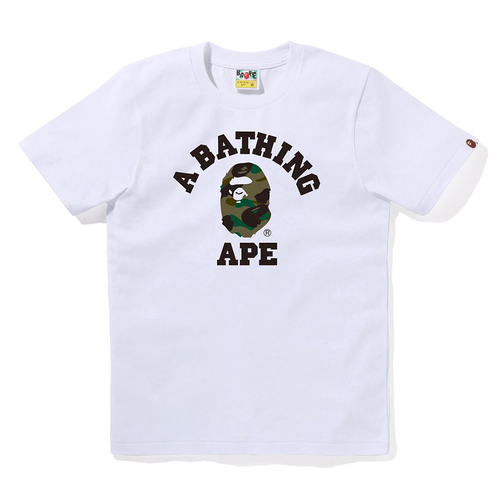 베이프 우먼즈 반팔티 1ST CAMO COLLEGE TEE 1L80-210-011 - 상세 이미지 5