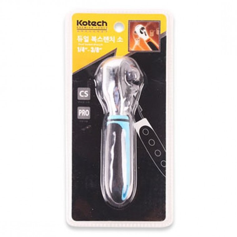 듀얼 복스렌치 소 P-2917 2.5x2x14cm 라쳇렌치 만능렌치 소켓렌치 - 메인 이미지