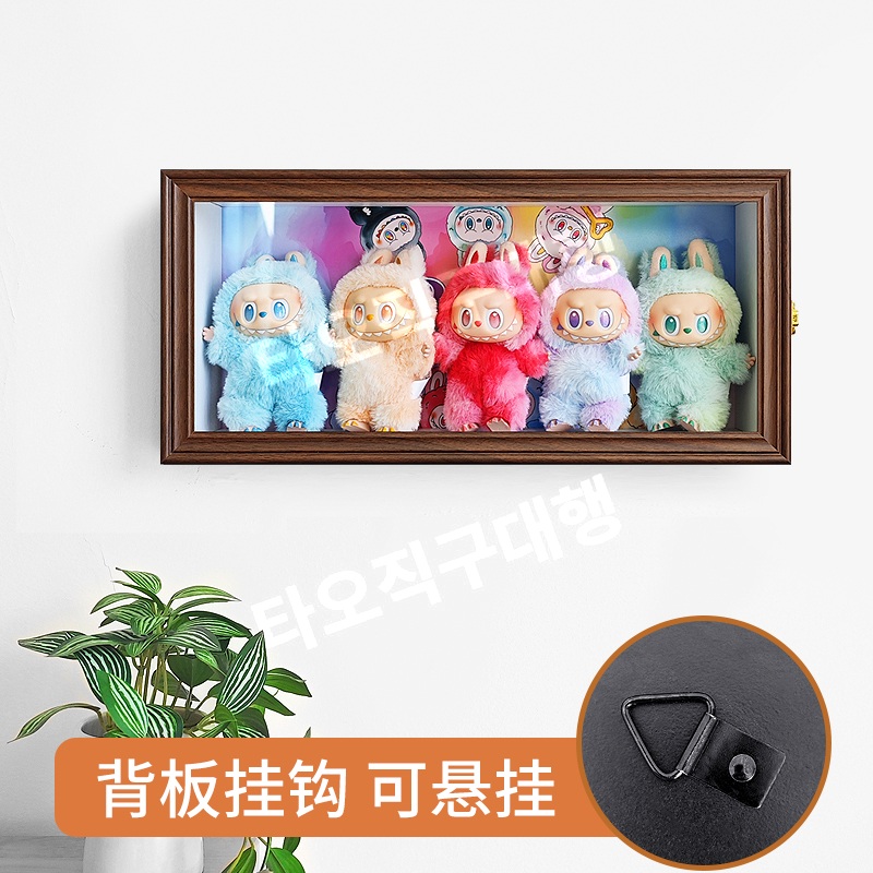 라부부케이스 보관 키링 투명 아크릴 인형 악세사리 장식장 보호 디스플레이 보관함 - 상세 이미지 5