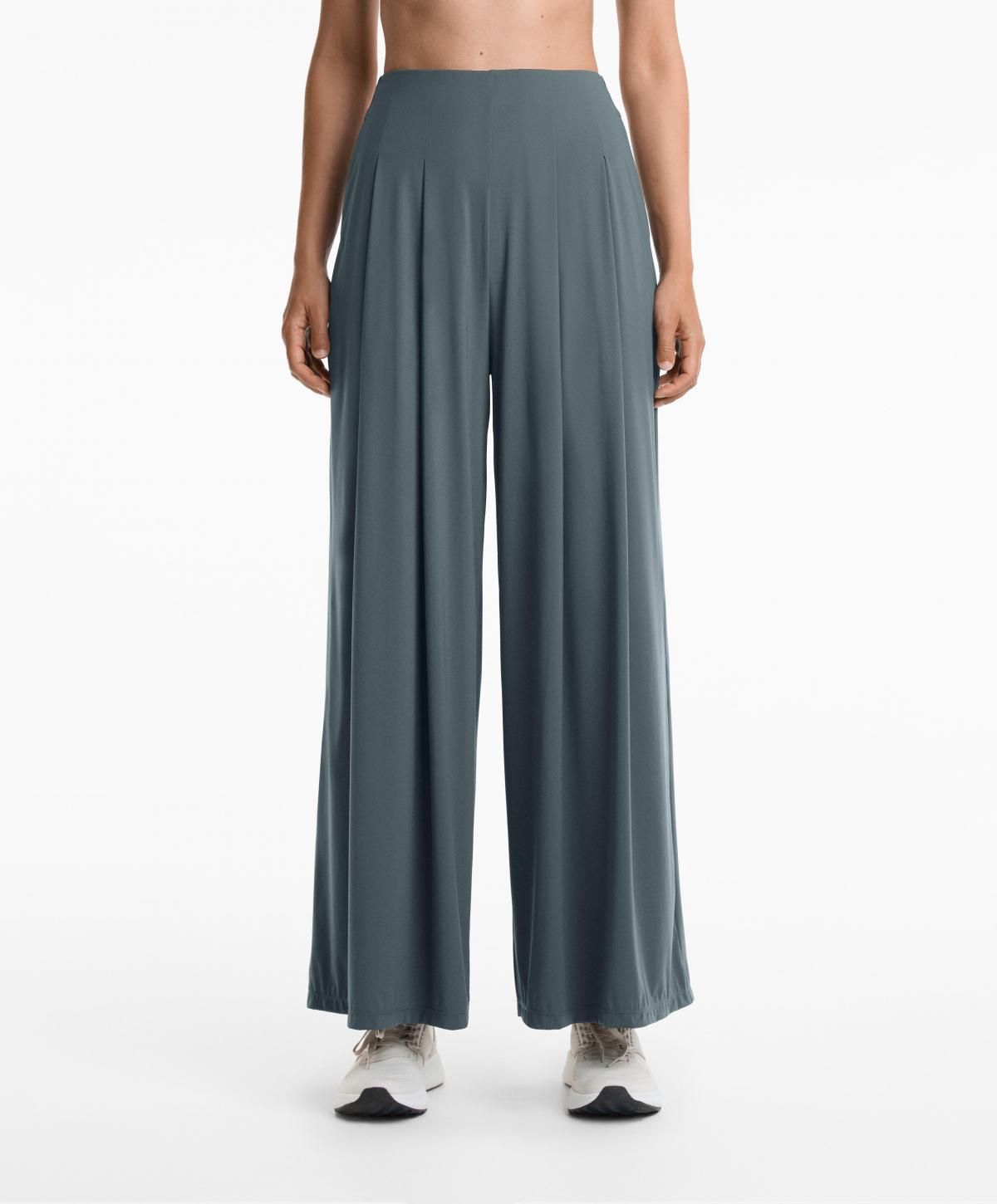 오이쇼 쿨터치 테크니컬 와이드 팬츠 3385/229 ANTHRACITEBLUE - 상품 이미지