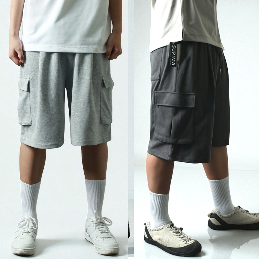 남자 반바지 버뮤다팬츠 카고 러닝쇼츠 바스락 쿨링팬츠 냉감 트레이닝 5부 6부 7부 - 상세 이미지 5
