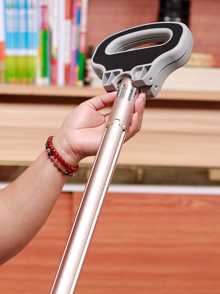 접이식 지팡이 의자 효도 어르신 선물 블랙 표준형