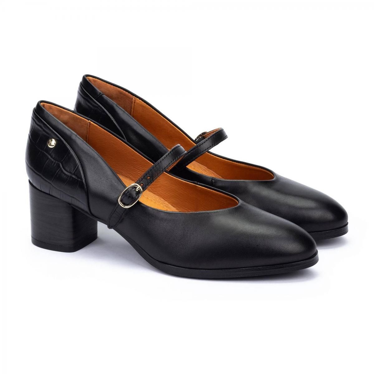 피콜리노스 블랙 클래식 메리제인 힐 슈즈 CALAFAT W1Z-5656C1 BLACK - 상세 이미지 2