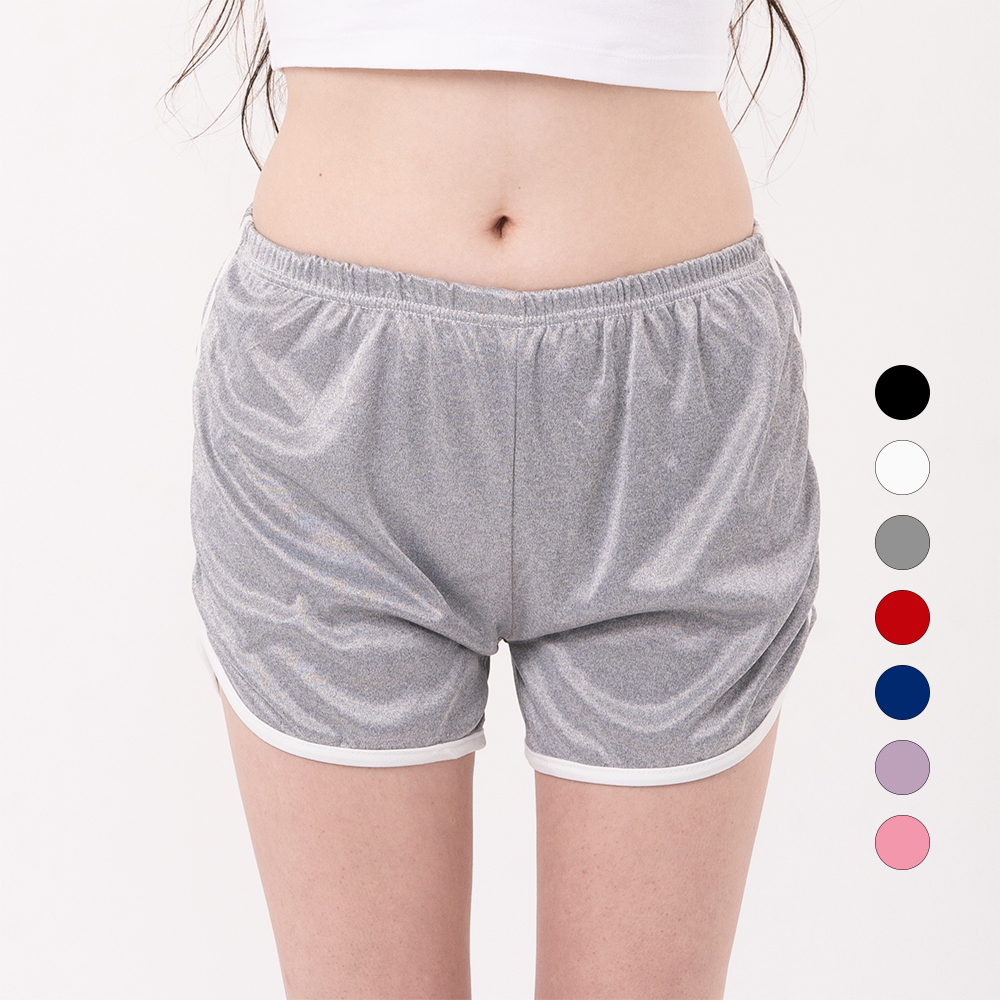 걸포유 섹시 돌핀팬츠 3부 트레이닝 반바지 헬스 운동복 빅사이즈 그레이, 2XL