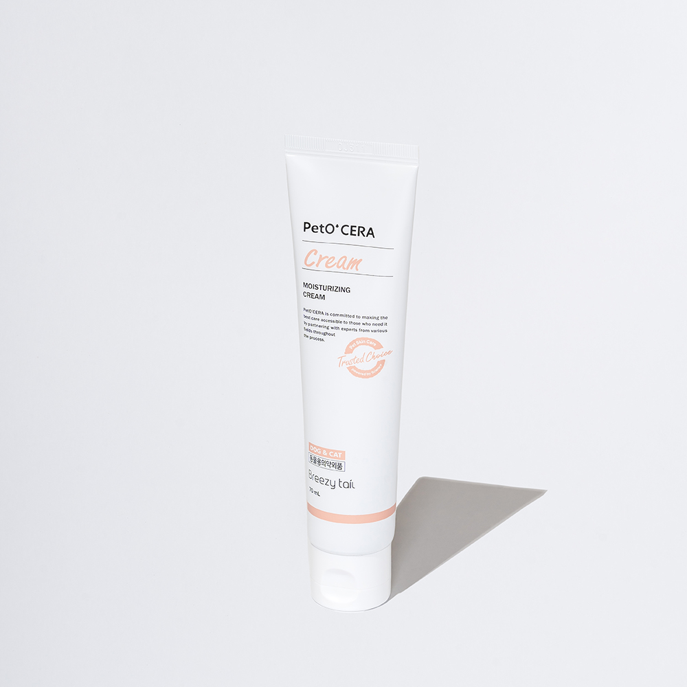 네이버 브리지테일 페토세라 강아지 고양이 저자극 고보습 크림 70ml