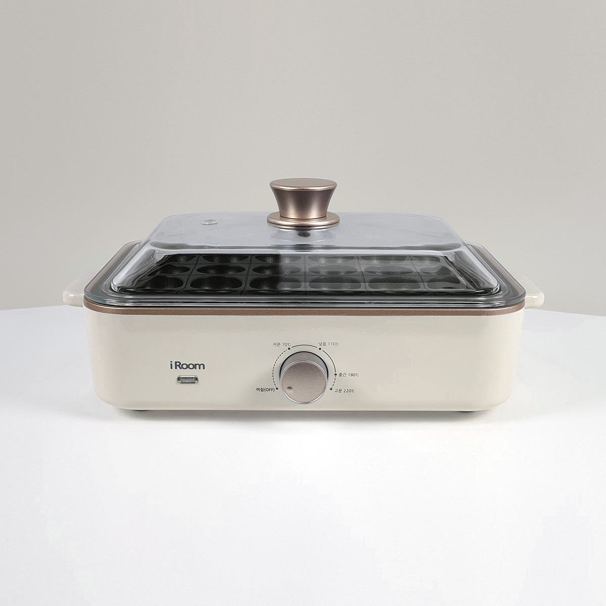 아이룸 멀티쿠커 (아이보리/팬3종) 전골 다용도 후라이 전기조리기 쿡커 자취용품 요리기계