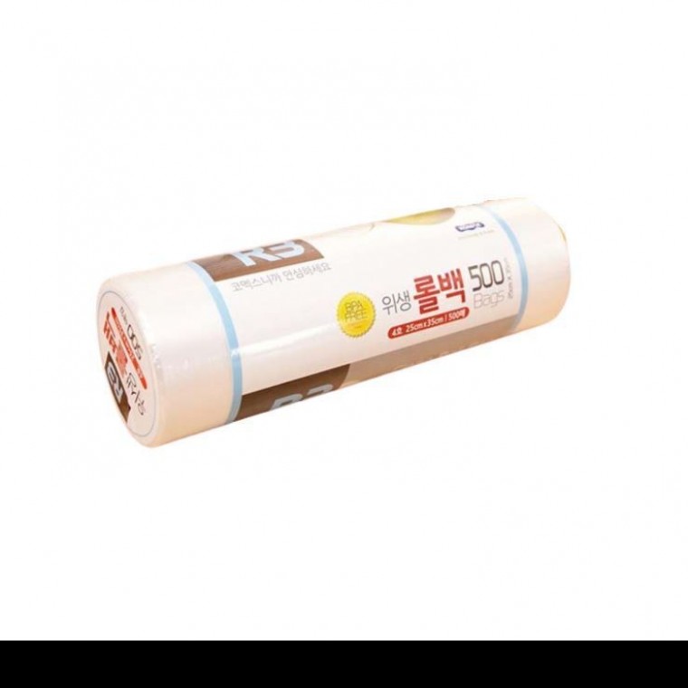 위생롤백4호 500매 투명 비닐 봉투 - 메인 이미지