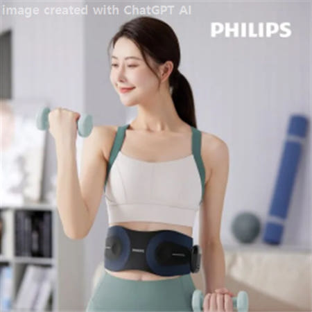 필립스 복부 허리 EMS 마사지기 PPM4332DB