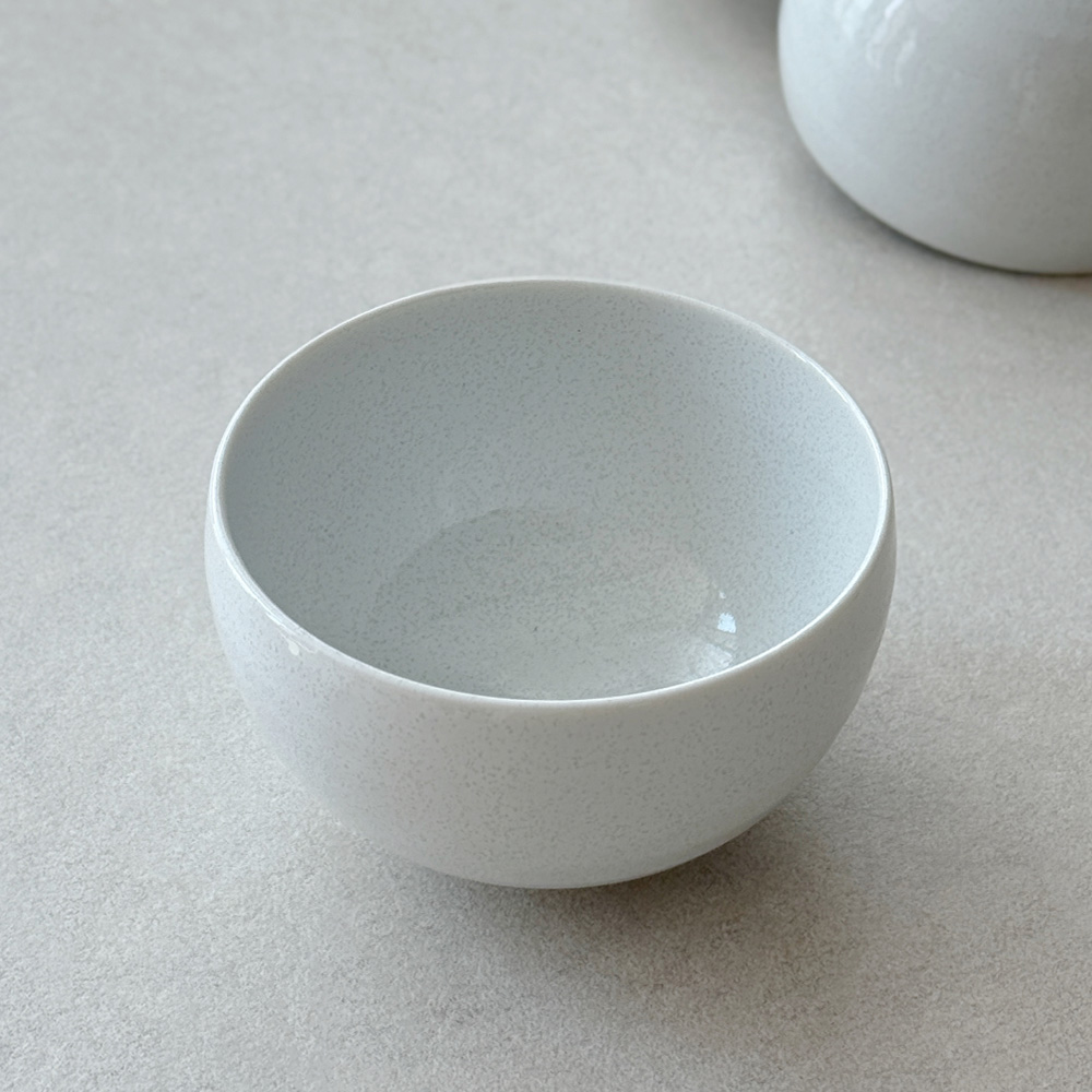 니코트 르블랑 달항아리 밥공기 MADE IN JAPAN - 상품 이미지