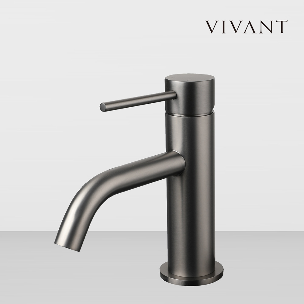 세면수전 VIVANT 비반트 VAR340 MS메트실버 그레이 고급욕실인테리어 수도꼭지 절수 - 상세 이미지 5