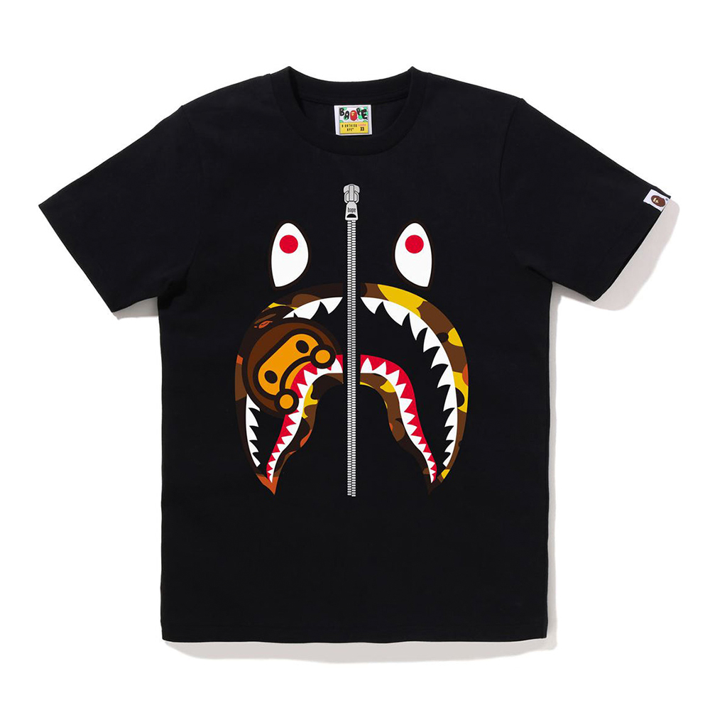 베이프 우먼즈 반팔티 1ST CAMO MILO SHARK TEE 2L80-210-015 - 상세 이미지 5