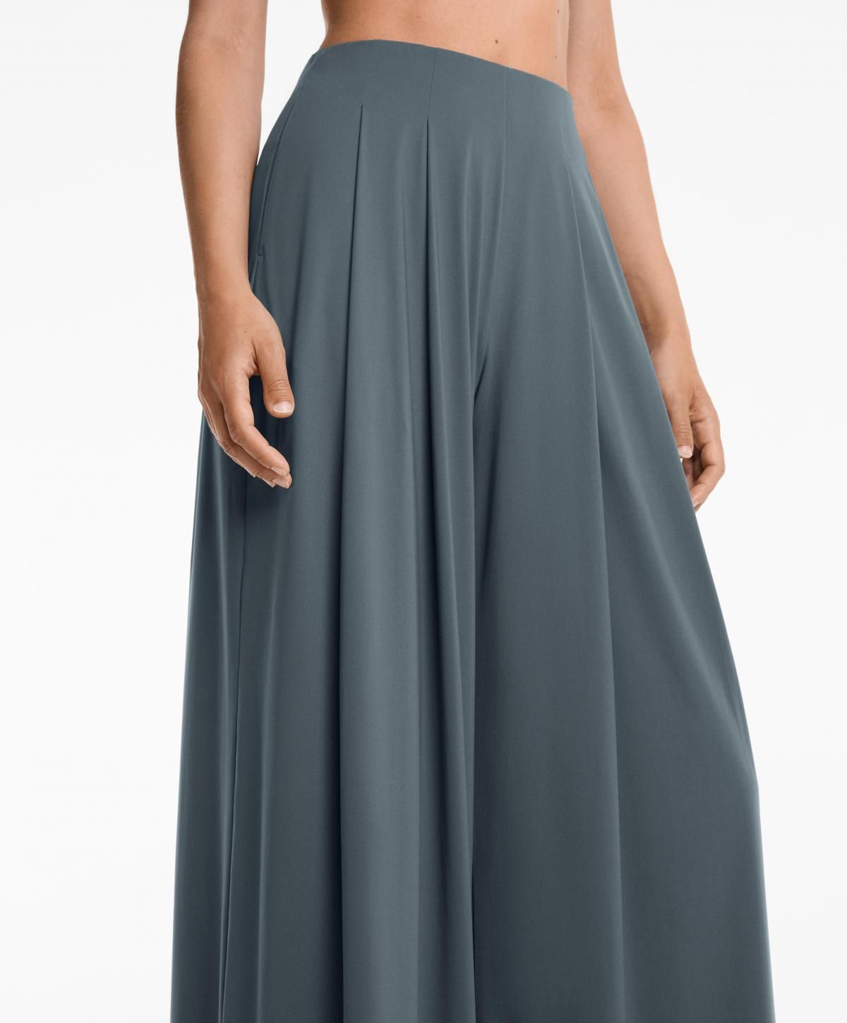 오이쇼 쿨터치 테크니컬 와이드 팬츠 3385/229 ANTHRACITEBLUE - 상세 이미지 4