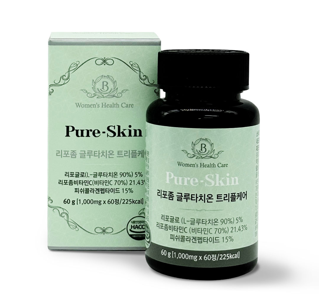 퓨어스킨 60정 / 리포좀 글루타치온 트리플케어