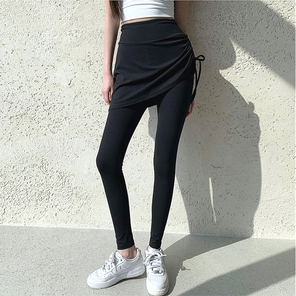 여성 워터레깅스 치마 일체형 수영복 래쉬가드 빅사이즈 스커트 비치웨어 하의