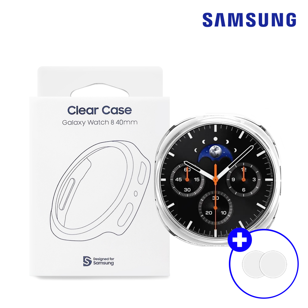 갤럭시워치8 케이스 투명 삼성 갤럭시워치8 커버 하드 40mm+보호필름