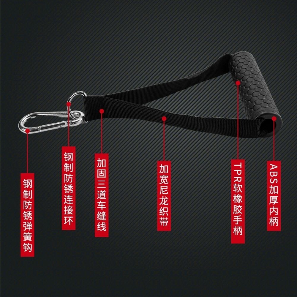 헬스장 핸들 그립 세트 웨이트 홈짐 렛풀다운 A. 폼 처리 한 쌍의 쌍 2 개의 안전 버 - 상세 이미지 5